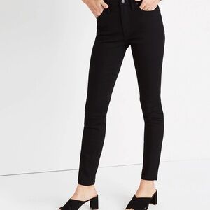 Madewell 9” Mid-Rise Skinny Black Jeans